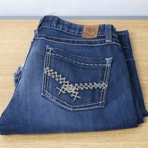 BKE Buckle Jeans Madison Boot Stretch (29 X 31) Women's Denim Jeans Dark Wash